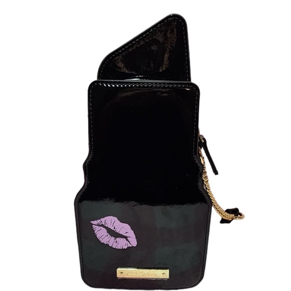 Betsey Johnson Lipstick Glitter Crossbody- BNWT - Picture 3 of 5